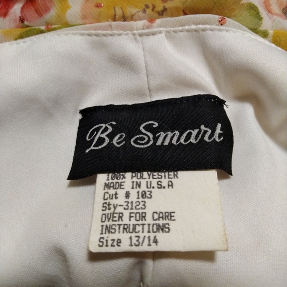 Be Smart High Low Floral Dress - Made in USA - Picture 3 of 6